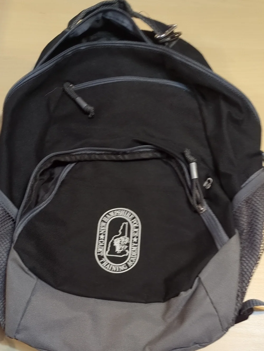 Black and Gray Men's Backpack - New Hampshire Police Cadet Training Academy